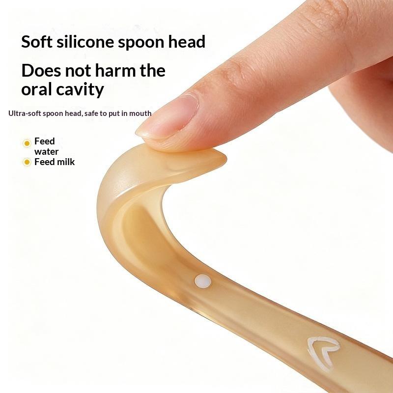 Portable Anti-Colic Silicone Baby Feeding Bottle 60ml BPA Free Mini Soft Newborn Nursing Bottle for Travel