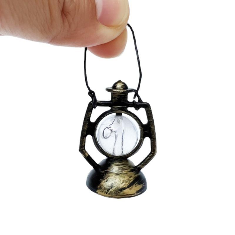 1/12 Кукольный домик Миниатюрная керосиновая лампа для детей и взрослых для ролевых игр, сделай сам, для игрового дома, мебельные аксессуары для