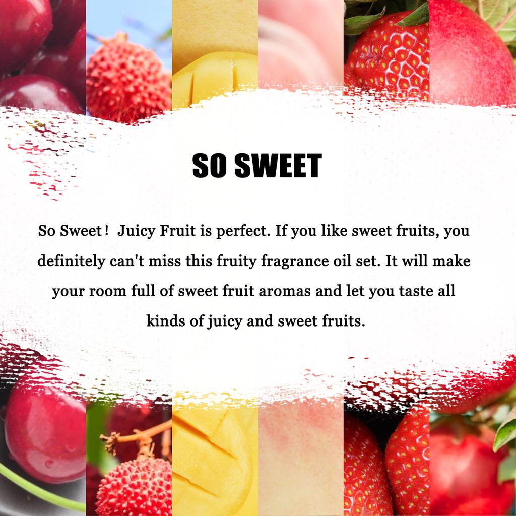 EUQEE 6PCS Fragrance Oils Set Gift for Aromatherapy Diffuser Yoga Spa Massage Bath Skin Care Relaxation DIY Perfume