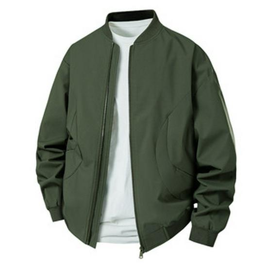 Men's Trendy Baseball Jacket: European Size, Loose Fit, Spring/Autumn 2025