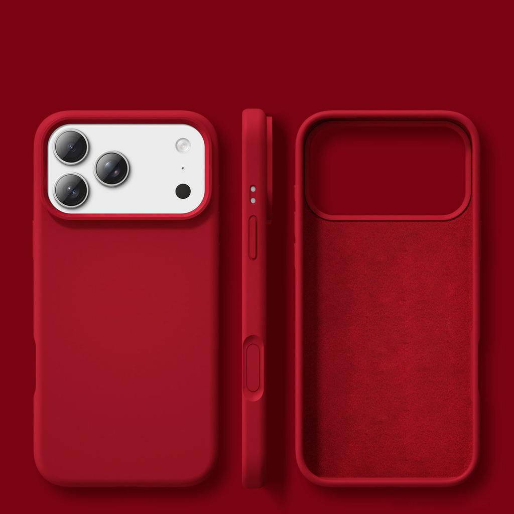 Чехол из жидкого силикона для iPhone 17 16 Pro Max 17Pro 16Pro Air Мягкие чехлы для iPhone17 Pro Max 17 Матовая задняя крышка