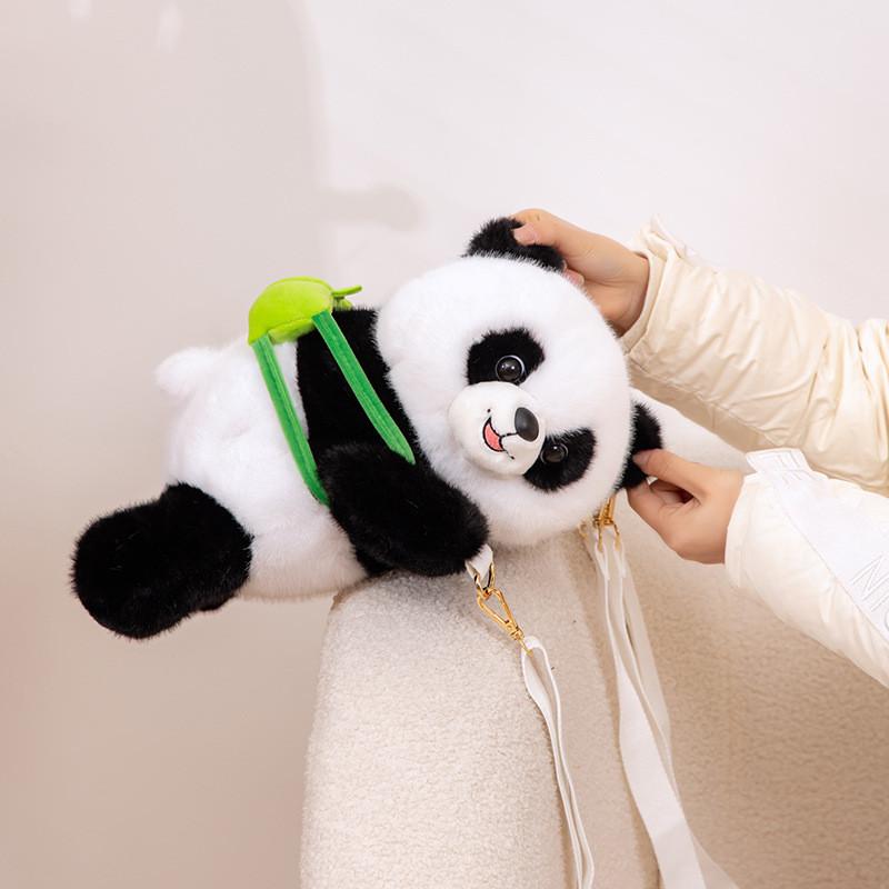 Plush Raccoon Stylish Bag Cute Panda Backpack Cuddly Penguin Soft Toy Perfect Kids For