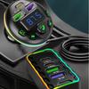 Bluetooth FM-передатчик для автомобиля Q39MP с цифровым дисплеем и многофункциональным автомобильным прикуривателем QC3.0