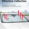 Для VOLKSWAGEN VW Автомобильный солнцезащитный козырек на лобовое стекло Блокирует лучи Защита Салон автомобиля Для Volkswagen VW RLine R GTI Golf Amarok