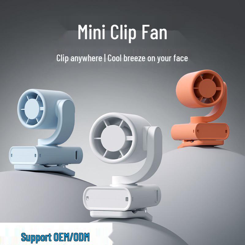 Portable Mini Clip Fan for Desktop or Outdoor Use