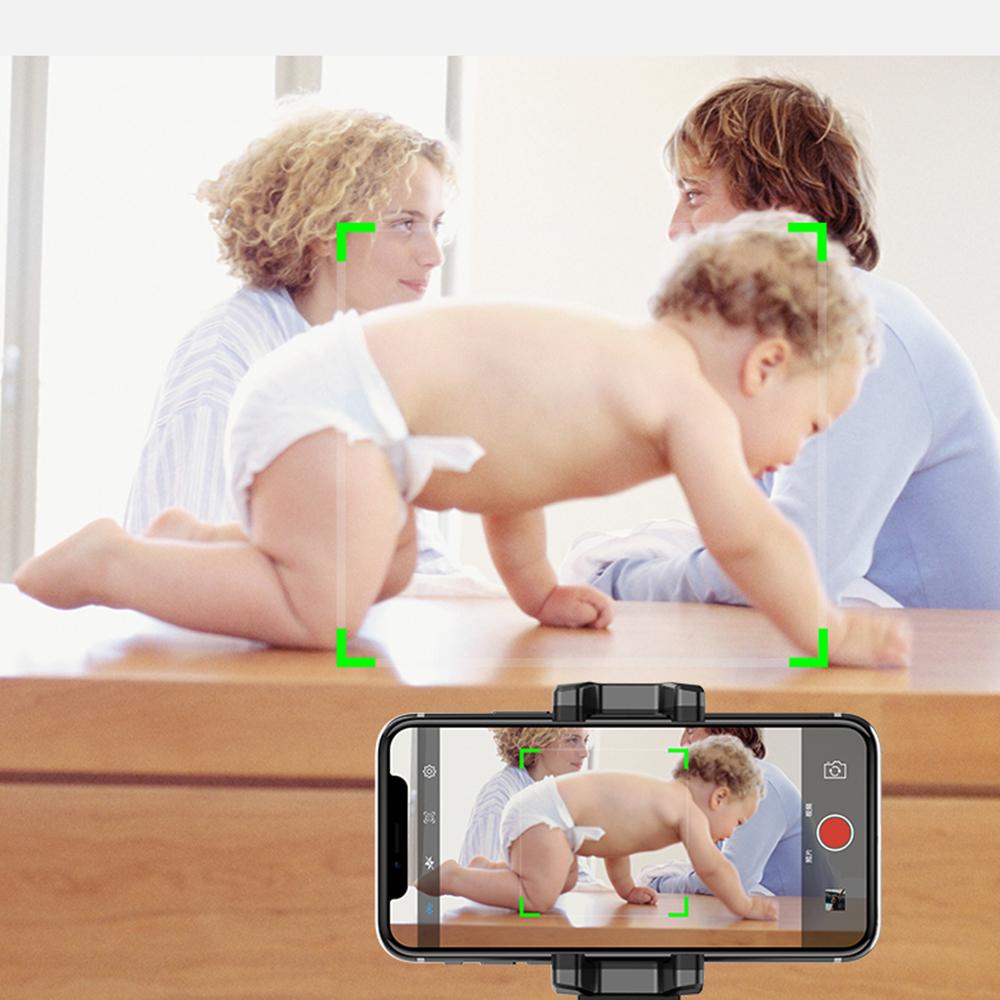 Q8 Auto Face Tracking Phone Gimbal Stand, 360-Degree Smart Shooting Stabilizer with Object Tracking for Vlog, Live Streaming, Video Recording
