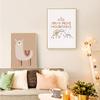 Rainbow Love Crown Alpaca Wall Art Canvas Painting Nordic Posters And Prints Nursery Cartoon Wall Pictures Kids Room Decor No Frame