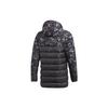 Adidas Mufc Ssp Padjkt Printed Color Block Hooded Cotton Jacket Winter Men Jacket Black DX9066