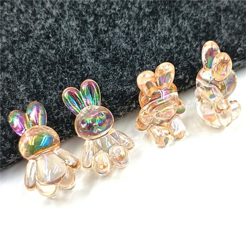 Ожерелье-браслет «сделай сам» для 10 шт. изготовления ювелирных изделий AB свободные бусины оптом кулон бусины «кролик-медведь»