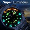 BERNY Watch Mechanical Watch Hand Wind Watch Automatic Watch 200m Diving Watch Наручные часы HV600 Hardness Sapphire Glass Прочный браслет из нержавеющей стали