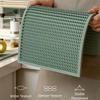 Thickened PVC Countertop Bar Mat Non-slip Table Placemat Kitchen Drain Mat  Kitchen Countertop