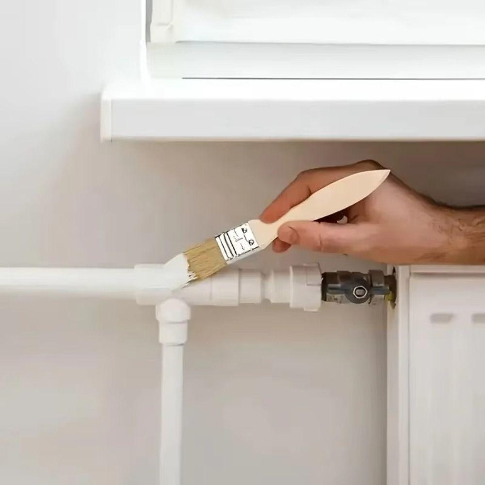 10Pcs Thickened Bristle Paint Brush Flat Wall Paint Brush Pig Mane Brushes  Wall Painting