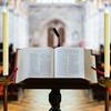 Church White Flickering Flameless LED Paraffin Wax Candle