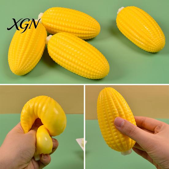 Simulated Corn Decompression Toy 1/2/3Pcs Stress Relief Fake Squeeze Anxiety Home Office Soft Stretchy Fidget Party Favors Portable Ball