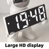Nordic Astronaut Desk Clocks Ceramic Table Clocks Creative Unique Electronic Luxury Table Clock Modern Home Decorations and Table Accessories