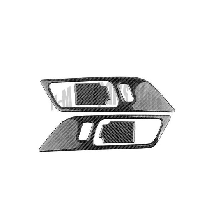 Скорость полета из углеродного волокна, дверные внутренние ручки, дверная чаша, декоративные наклейки для Ford Mustang, автомобильный Стайлинг 2015 2016