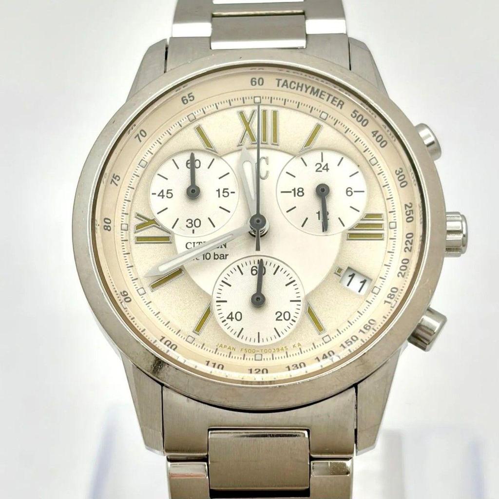 Б/у [Новая батарея] Женские часы CITIZEN xC Cross Sea Хронограф F500-T002382 2D1673