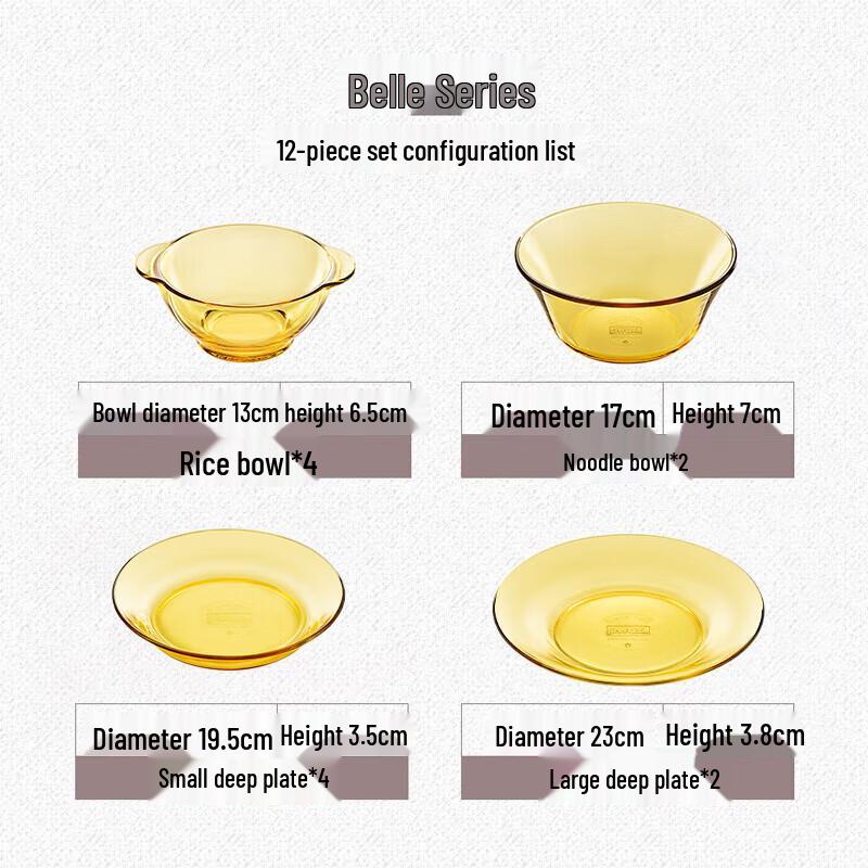 Visions Corning Pyrex Жаропрочная Стеклянная Посуда для Сервировки и Питья