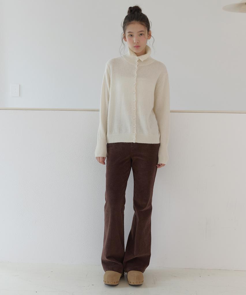 SSEMI Corduroy Flare Pants(Br)
