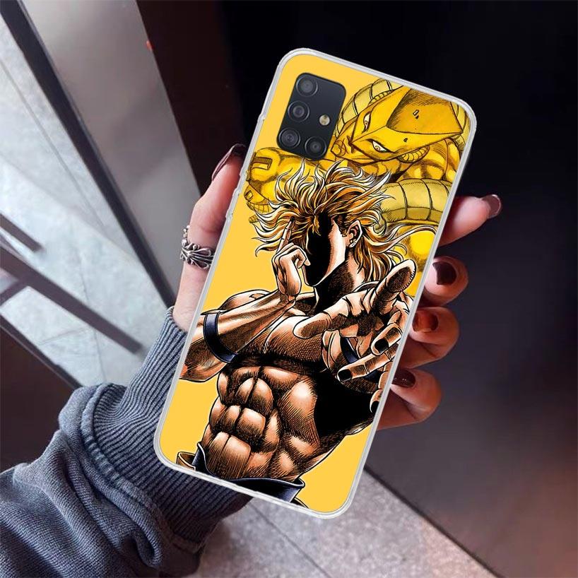 JoJo Adventure Dio Diego Brando Phone Case For Samsung Galaxy A52 A51 A50S A32 A22 A12 A02S A72 A71 A31 A70 A30S Note 20 Ultra 1