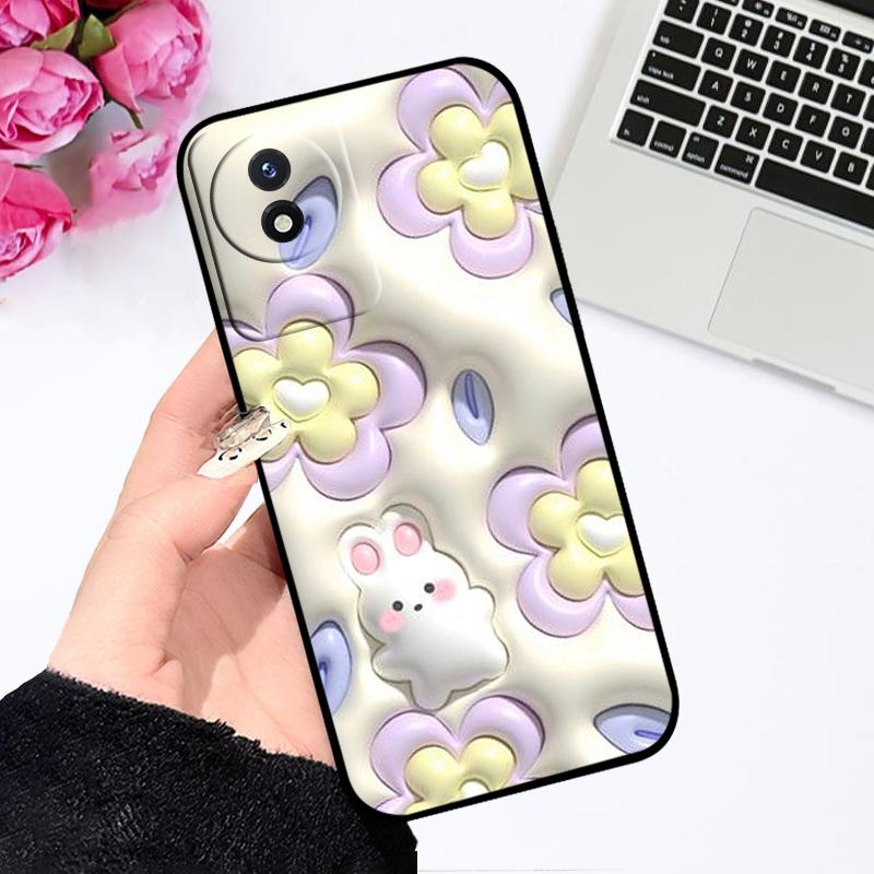 Для Vivo Y02 4G Чехлы Y02A Y02t Y02s Силиконовый TPU Чехол для Телефона с Цветной Печатью Для VIVO Y11 2023 4G Бампер V2236A Coque Fundas