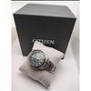 Used [Secondary Battery Replaced] Citizen Attesa Radio-Controlled Solar Watch Titanium Navy Dial