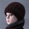 Шапка Женская Зимняя Шапка Зимняя Теплая Вязаная Теплая Шерстяная Шапка