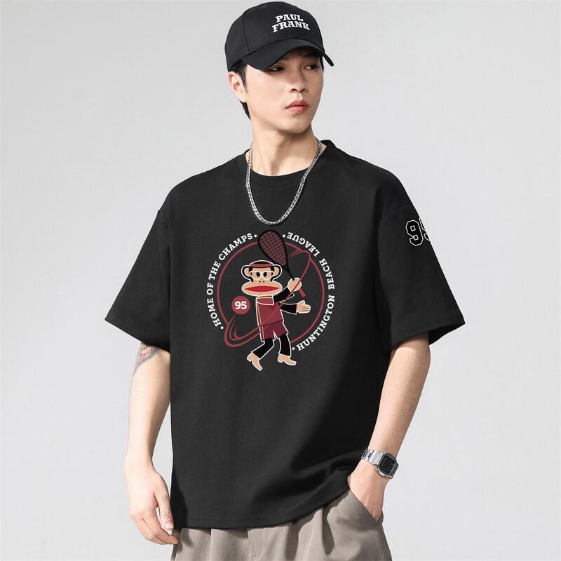 paul frank Мужская повседневная хлопковая футболка с мультяшным принтом, короткий рукав