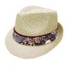 Соломенная шляпа Onishi Ken Seihan Ripple H25, кремово-белая, 58,5 см