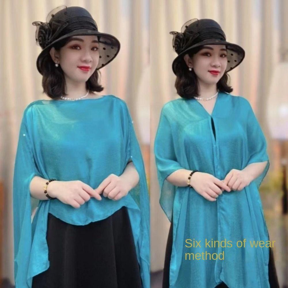 Pure Color Women Shawl Chiffon Cardigan Shawl Top Scarf Fashion Scarf Women Girls