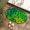 Diatom Mud Floor Mats 3D Visual Moss Floor Mats Bathroom Floor Mats Toilet Absorbent Non-slip Floor Mats