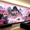 Purple Gas East To 5D Diamond Painting Full of Diamond Mosaic Art New Point Diamond Cross-stitch Living Room Landscape Crystal Diamond