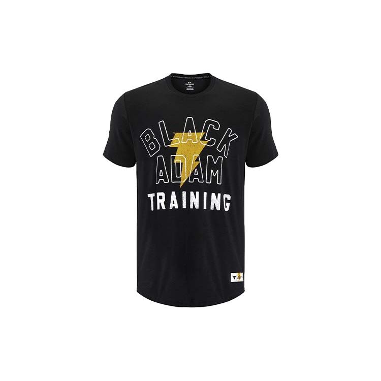 Under Armour Черная футболка Adam Graphic 2 American Vintage Letter Print с круглым вырезом и коротким рукавом для мужчин 1377758-001