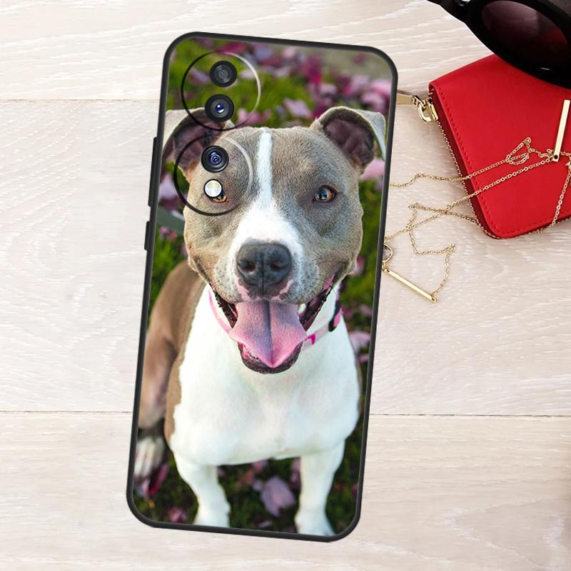 Pit Bull Lovely Dog Pitbull Case For Honor Magic 8 5 6 7 Lite X9a X9b X9c X9d X8b X8c Win RT 50 70 90 200 400 Pro Cover