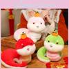 Adorable Plush Toy Snake Cute Cartoon Figurine For New Year Gifts Perfect For Celebrations