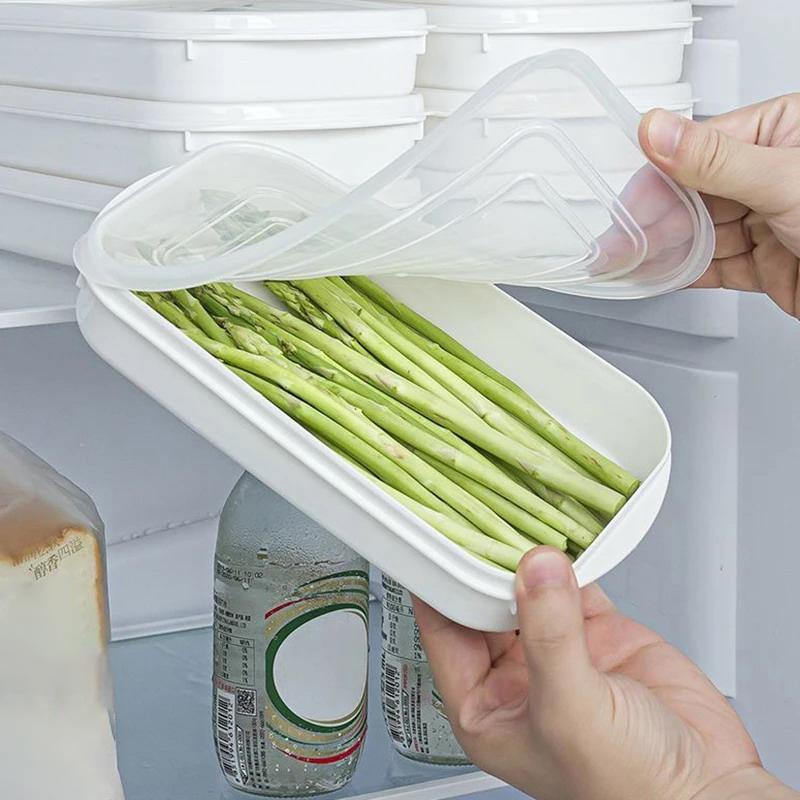 5 шт. 800 мл Контейнеры для хранения продуктов в холодильнике Специальный герметичный контейнер Кухонный морозильник Герметичный контейнер Овощи Фрукты Мясо Свежий контейнер