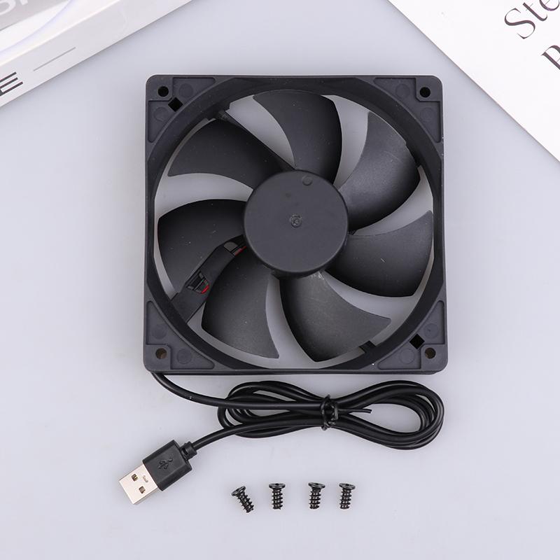 5V Бесщеточный Охлаждающий Вентилятор Usb Вентилятор для Роутера Корпус для Компьютера Охлаждающий Корпус для ТВ-Бокса 50 мм 80 мм 90 мм 120 мм ПК DIY Кулер Настольный Вентилятор