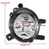 Compatible Fog Light for BMW 3 Series (2012-2015 F30/F35 Models: 320Li, 325i, 328i, 335i)