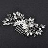 Women Hair Jewelry Handmade Comb Crystal Tiara Wedding Hair Combs Pearl Bridal Hairpins