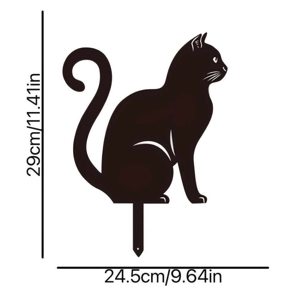 Знак-вставка в землю Металлический Крест для Садовой Декорации