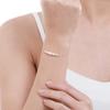 [KOKO PEARL JEWELRY] Сделано в Японии Натуральный жемчужный браслет для женщин, 10-каратное золото, Браслет с жемчугом Акойя, Для повседневного ношения br2554-10k-7