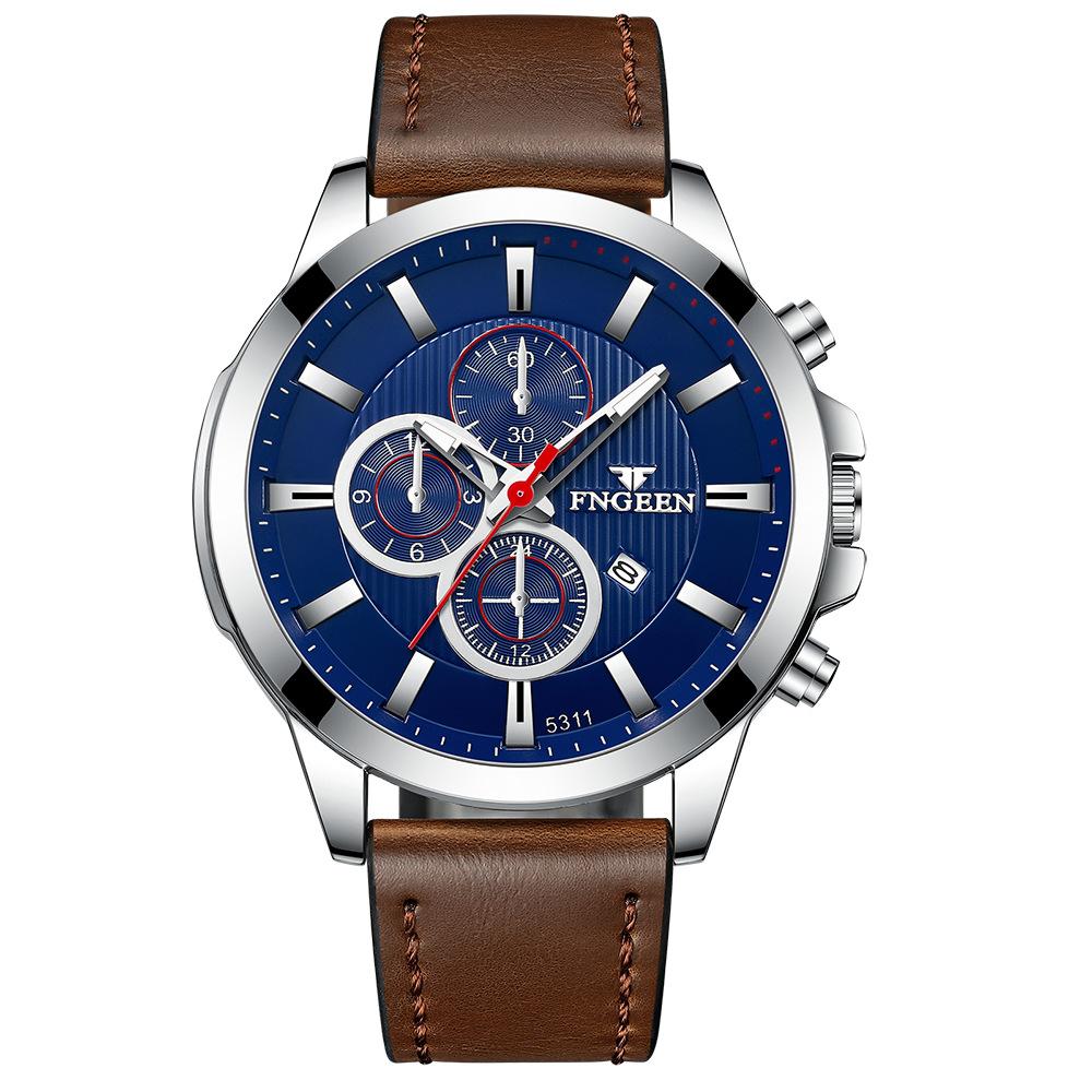 Лучший бренд, спортивные часы, повседневные мужские водонепроницаемые кварцевые часы, светящиеся мужские деловые часы из черного золота