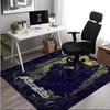 1PC Custom Name Mystical Forest Cat Theme Floor Mat Ideal for Living Room, Game Rooms, Office, Bedroom,Floor Mat Playful Design