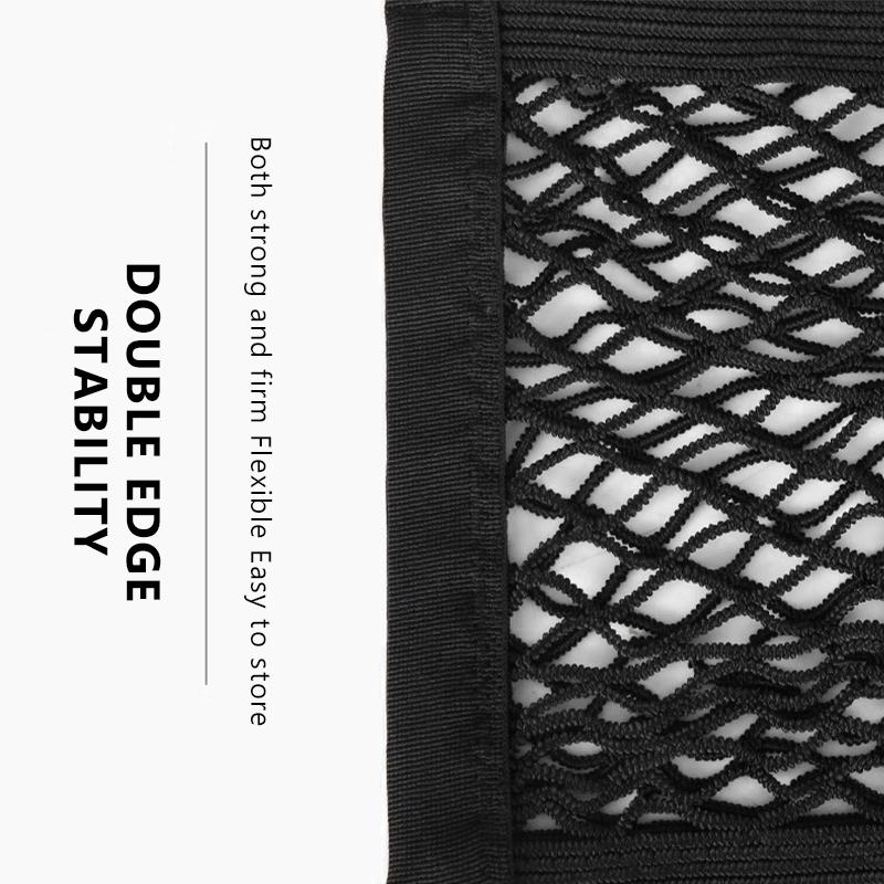 SEAMETAL Мотоциклетная сетка для хранения Высокоэластичная двухслойная с крючками Багажная Мотоциклетная сумка для хранения шлема в кофр