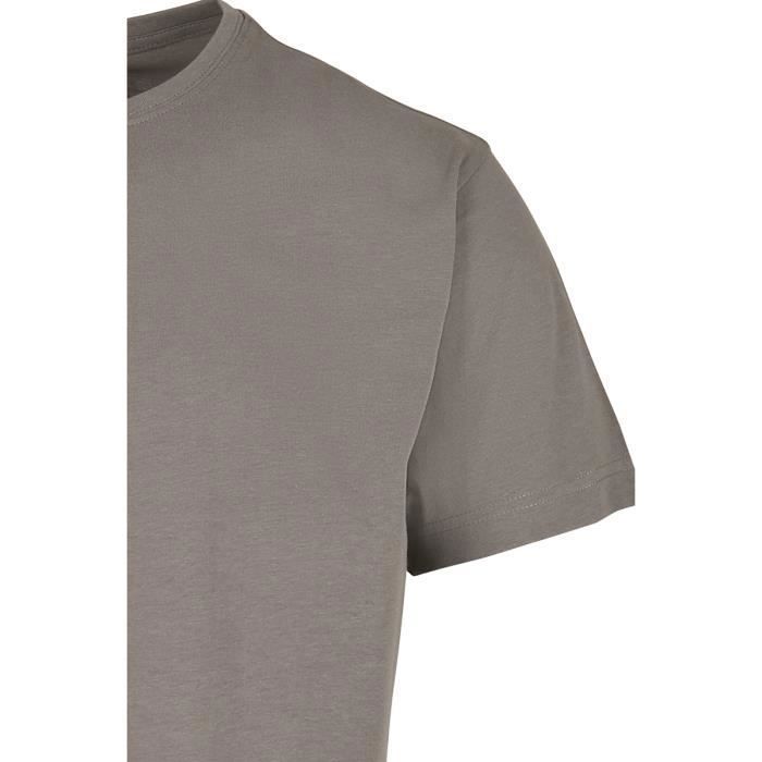 T-shirt Long Homme - URBAN CLASSICS - Gris - Coupe Ajustée - 100% Coton