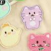 Embroidery Label Embroidery Sticker Cartoon Animal Rabbit Frog Clothing Accessories Self-adhesive Patch Cloth Sticker