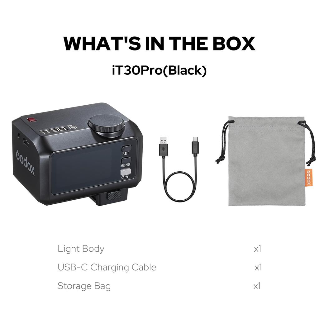 GODOX iT30Pro F TTL Вспышка для Fuji Цветная Компактная yet 560 Полностью Беспроводное Оптическое Управление для Камер на Камере, ЖК-дисплей с Сенсорным Экраном, Высокопроизводительная,