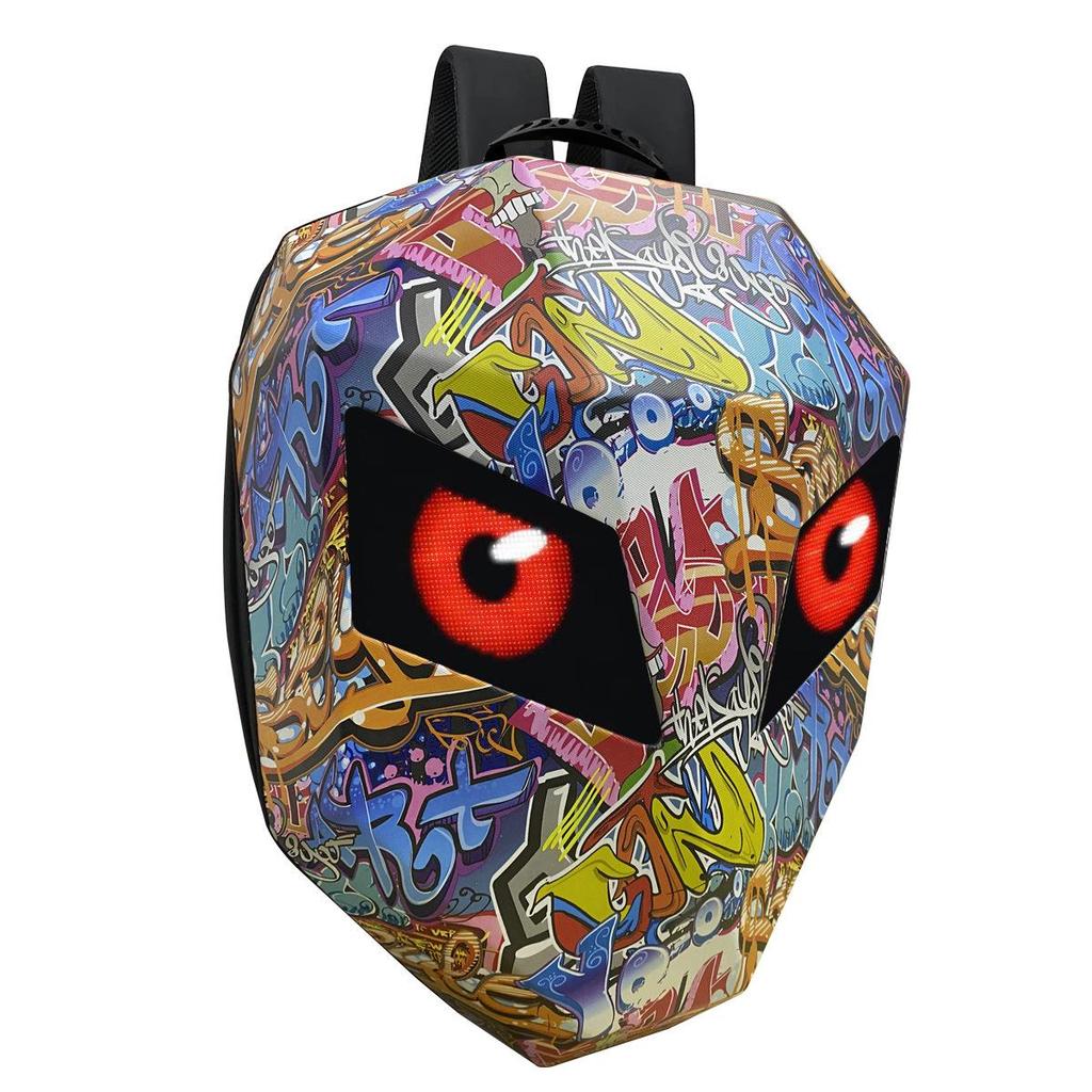 Iron Man LED Motorcycle Backpack - Customizable Riding Gear