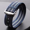 Ribbed Nylon Watch Band 20mm for Omega Diving Watch Strap Folding Buckle Bracelet Loop Military Washable Blet for Men Watchbands