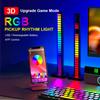 16/32/40 светодиодная зарядная RGB световая панель с активацией звуком, музыкальный пикап, голосовая подсветка, окружающая лампа, эстетический декор для игровой комнаты
